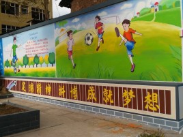 合阳墙体彩绘让生活更有品味