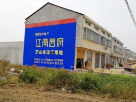 合阳农村墙体广告在不同形式上面展现的不同特色