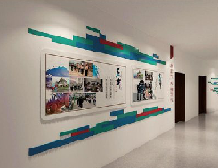 合阳企业文化墙用什么材料好?