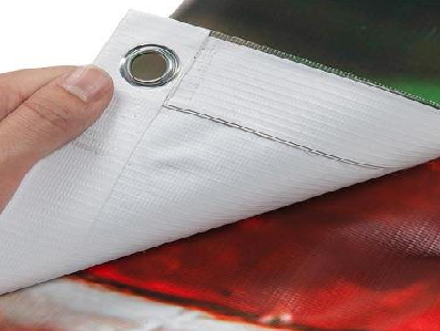 合阳喷绘和刀刮布的工艺区别。