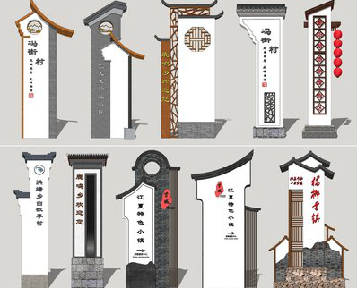 合阳美丽乡村标识标牌有哪些分类？
